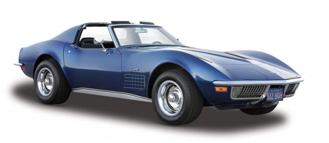 Maisto Chevrolet Corvette 1970 1:24 modra