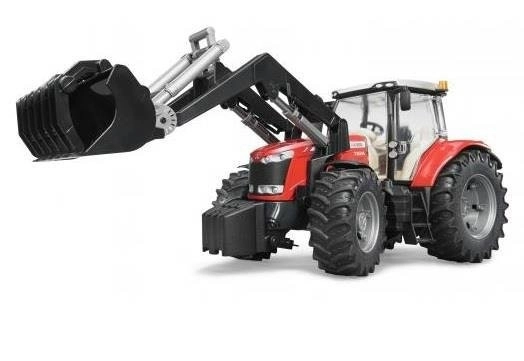 Traktor Bruder Massey Ferguson 7624 s čelnim nakladačem