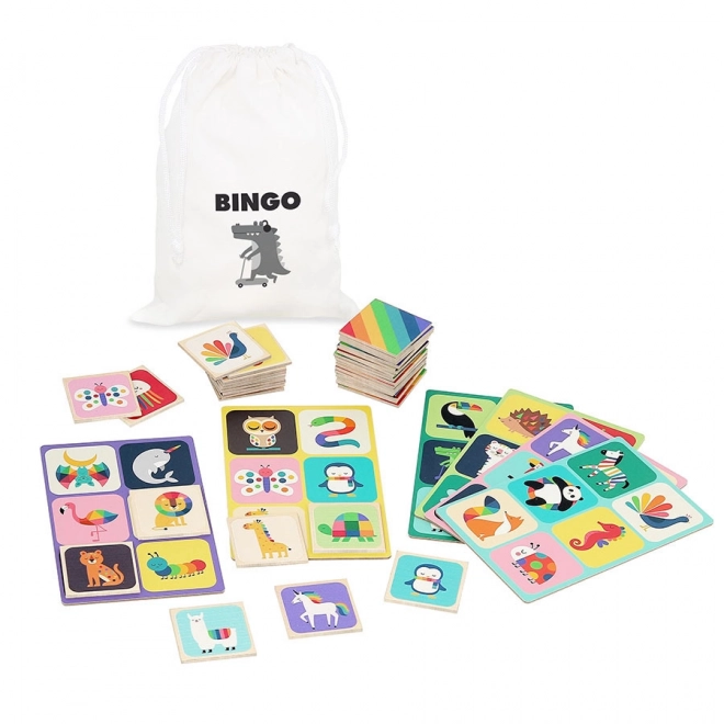 Vilac Leseno bingo mavrična živali