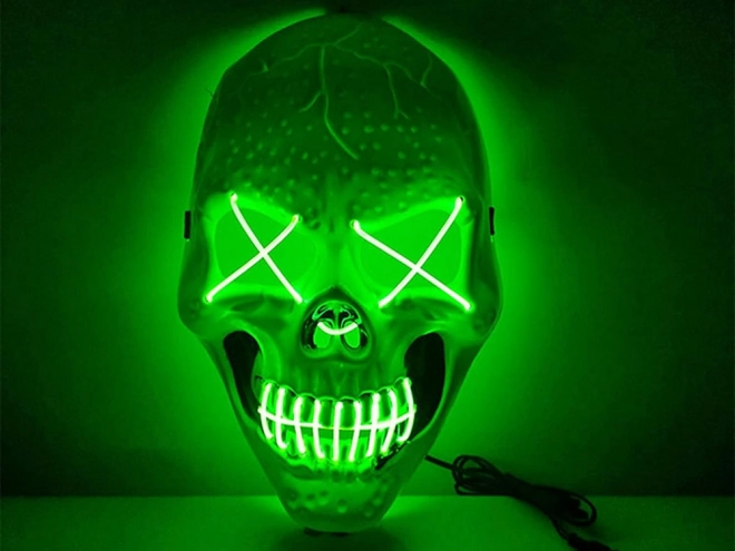Svetleča maska Halloween