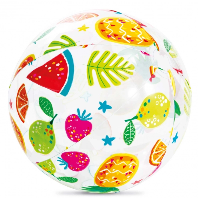 Napihljiva žoga z vzorci - 51 cm