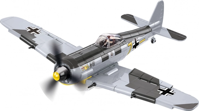 Zgradbena igrača Zgodovinska zbirka WWII Focke-Wulf FW 190 A-3 382 kock