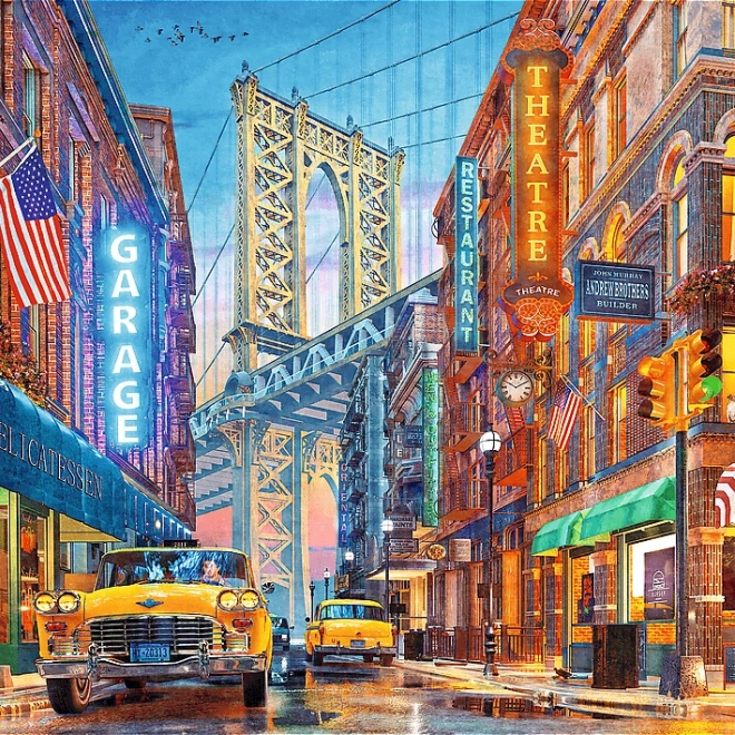 TREFL Puzzle Premium Plus: Razgled na most v Manhattanu 500 kosov
