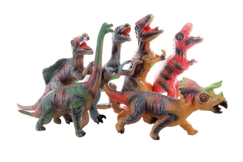 Dinozaver z gumijem z zvoki