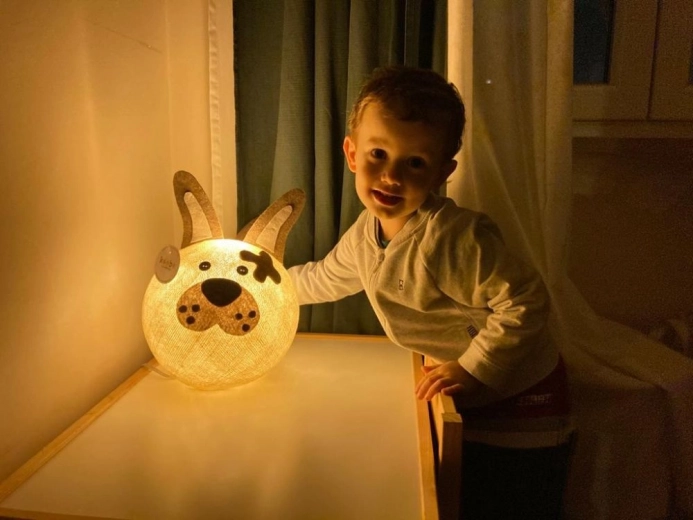 Nežna, pomirjujoča svetloba za uspavanje