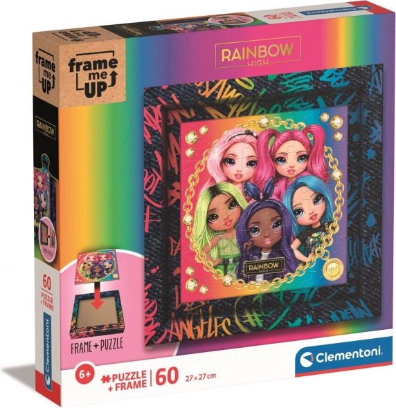 Clementoni puzzle Frame Me Up: Rainbow High 60 koščkov