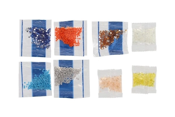 Kreativni set diamantnega slikanja Vesolje z lepljivimi diamanti v škatli 21x27x3cm