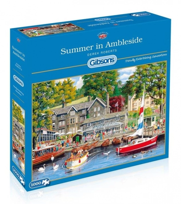 GIBSONS Puzzle Poletje v Ambleside 1000 delov