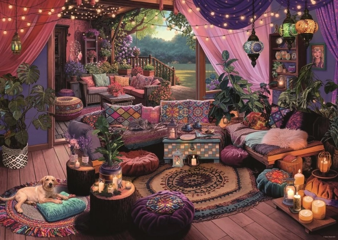 Ravensburger sestavljanka moje prijetno boho zatočišče