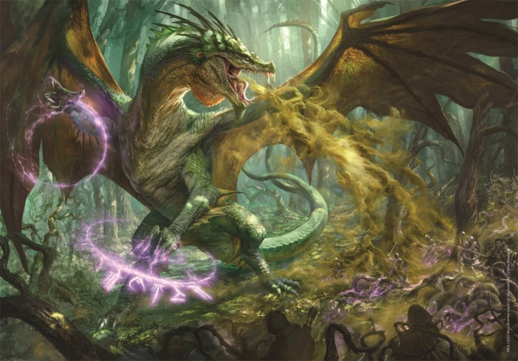 Puzzle Clementoni: Zmajski Dungeons & Dragons 1000 kosov
