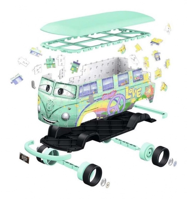 RAVENSBURGER 3D puzzle Avtobus Cars: Fillmore 162 kosov