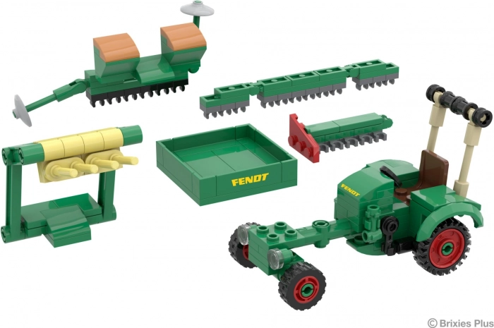 Brixies Plus - Zgodovinski traktor Fendt GT z dodatki 1:32