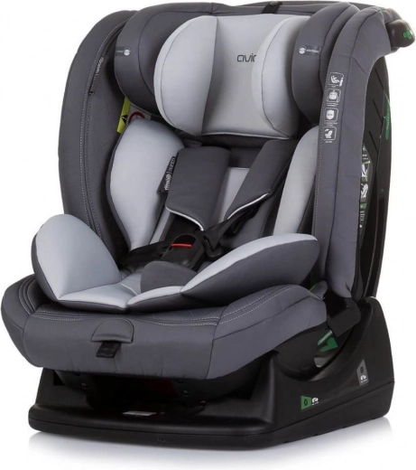 Otroški avtosedež Chipolino Aviato i-Size, ash grey