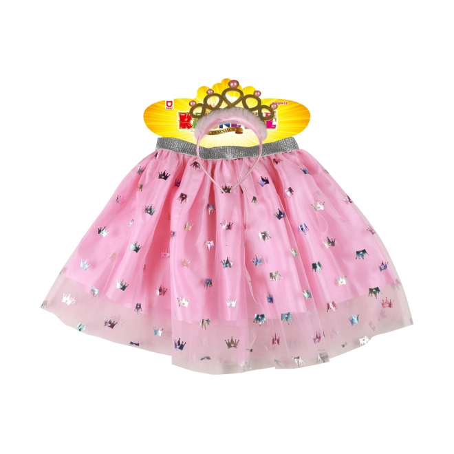 Otroški kostum tutu krilo princesa z naglavnim trakom