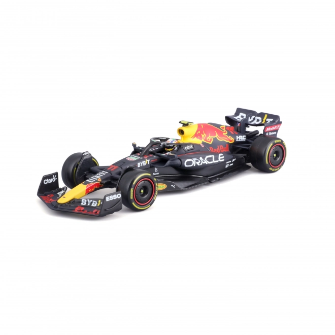 Model dirkalnika Red Bull Racing RB18 s voznikom Sergio Pérez