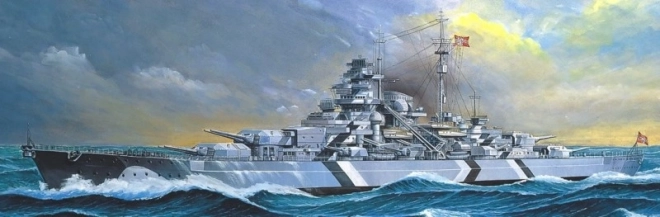 Plastični model bojne ladje Tirpitz 1:800