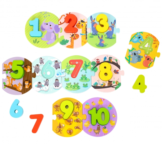 Izobraževalna sestavljanka Montessori Tooky Toy