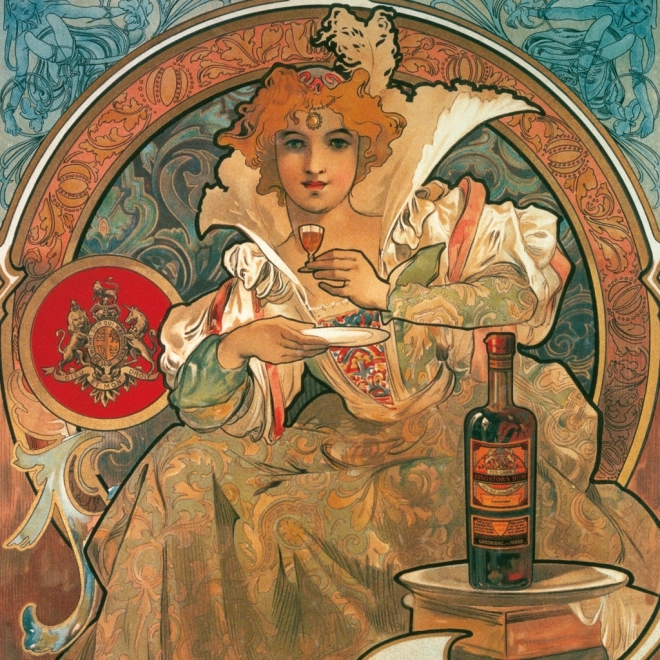 Koledarski dnevnik Alfons Mucha 2026