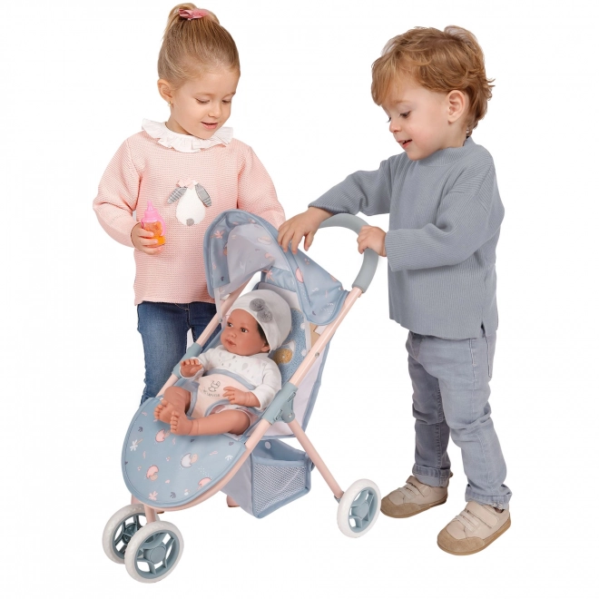 DeCuevas 90280 Športni voziček za punčke tricikel COCO 2024 - 55 cm
