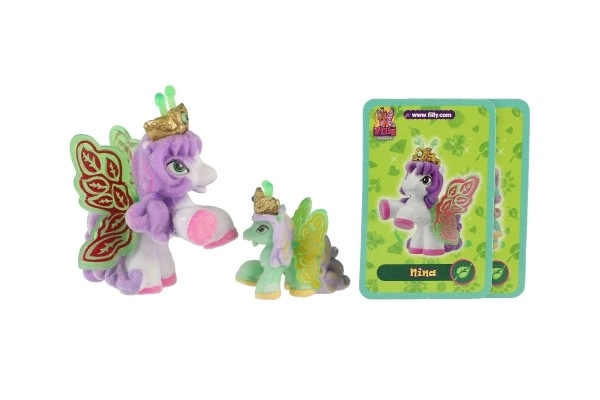 Filly Butterfly zbirateljske figurice 2 kosa s flisom in dodatki, različne vrste na kartici 17x16,5cm