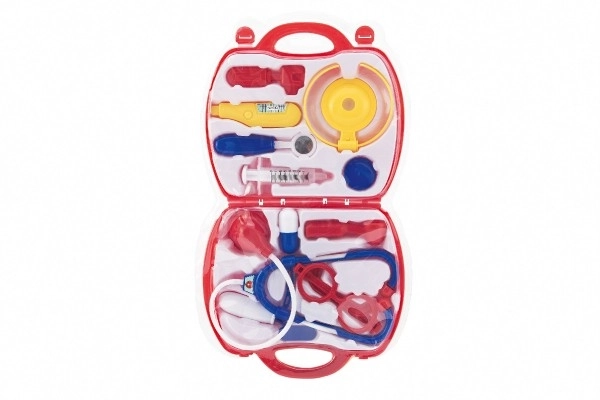 Komplet doktor/plastični zdravnik v plastičnem kovčku v blisterju 23x40x4cm