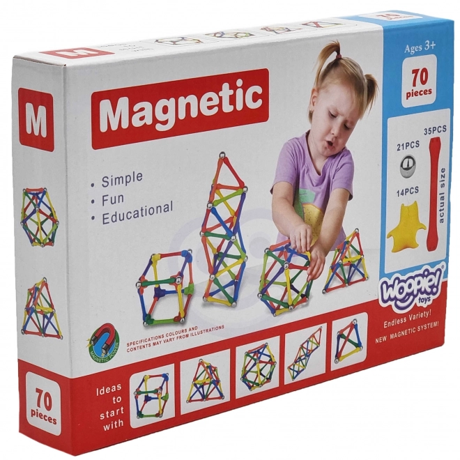 Magnetni komplet Woopie 70 kosov