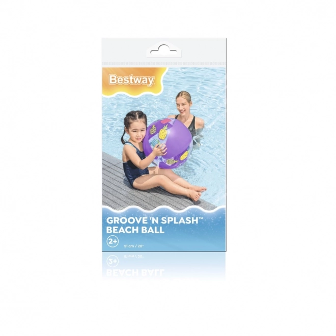Pisani napihljivi plažni žogica Bestway Groove 'n Splash 51 cm sadje