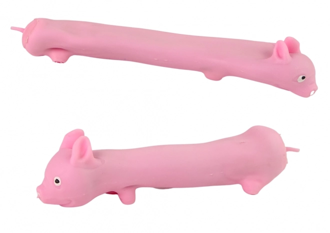 Elastična roza igrača squishy prašiček