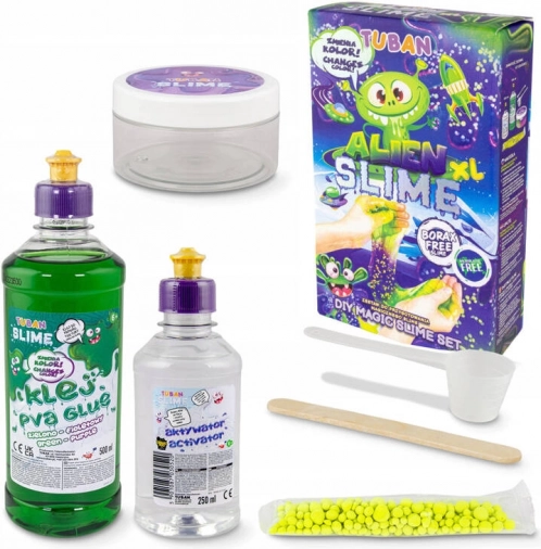 Kreativni komplet Slime Alien XL, ki spreminja barve
