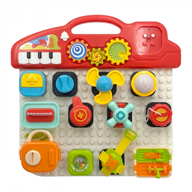 Woopie Montessori Otroški Barvni Manipulacijski Panel