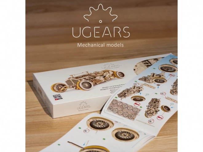 Ugears 3D sestavljanka - U9 Grand Prix avtomobil 348 kosov