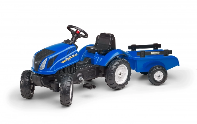 Traktor New Holland T6 s prikolico
