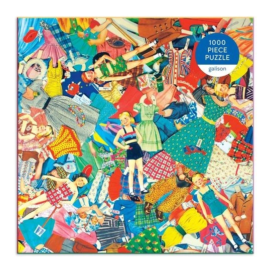 Galison Puzzle Papirnate Pundekice Vintage 1000 kosov