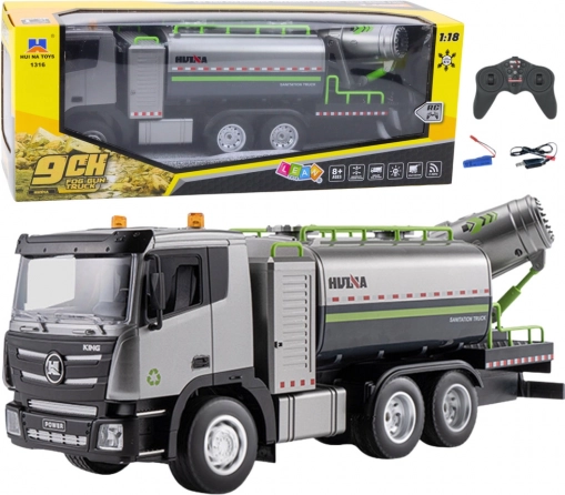 RC cisterna z razpršilnikom vode 1:18 HUINA