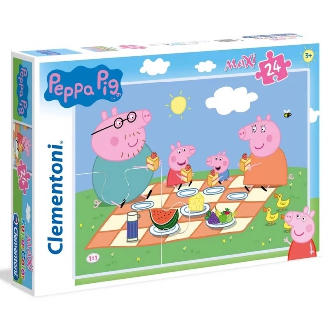 Sestavljanka 24 maxi Pujsa Pepa