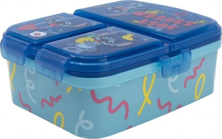 STOR XL škatla za malico s predelki Stitch