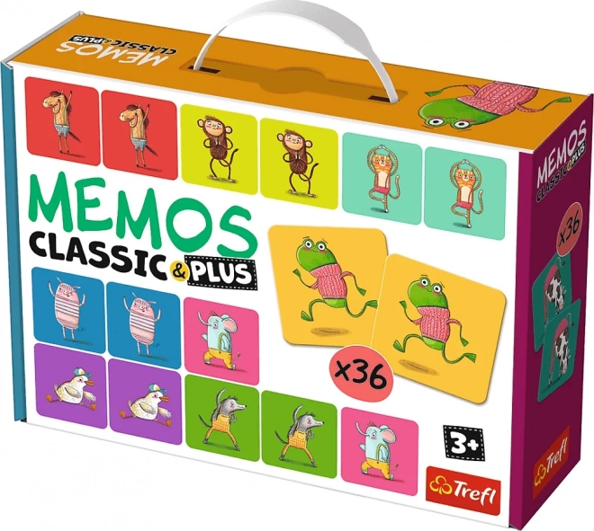 Pexeso Classic Plus Živalice v gibanju 3v1