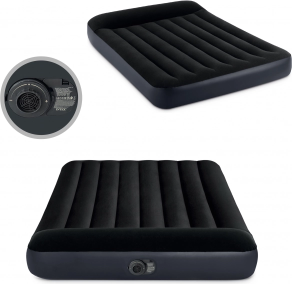 Napihljiva vzmetnica z integrirano črpalko in vzglavnikom INTEX 191 × 137 × 25 cm Dura-Beam