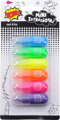 Mini označevalci – set 6 barv