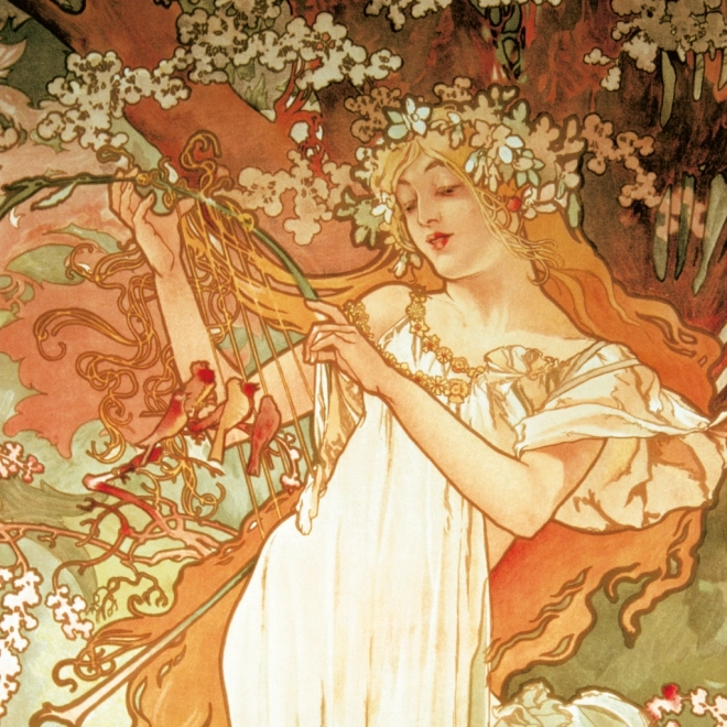 Koledarski dnevnik Alfons Mucha 2026