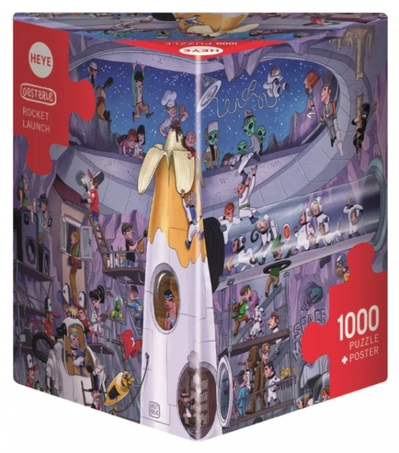HEYE Puzzle Start rakete 1000 kosov