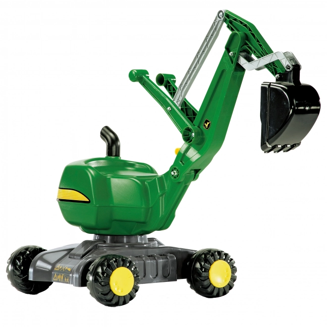Otroški bager na kolesih John Deere