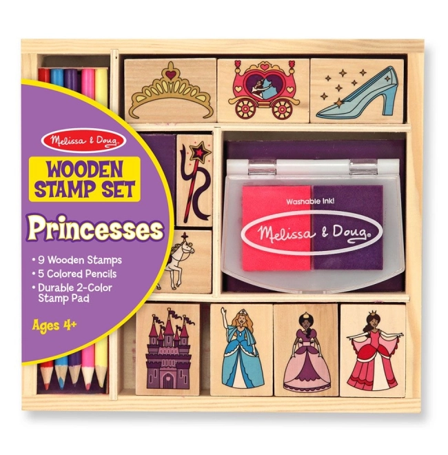 Melissa in Doug - Set žigov Princeske