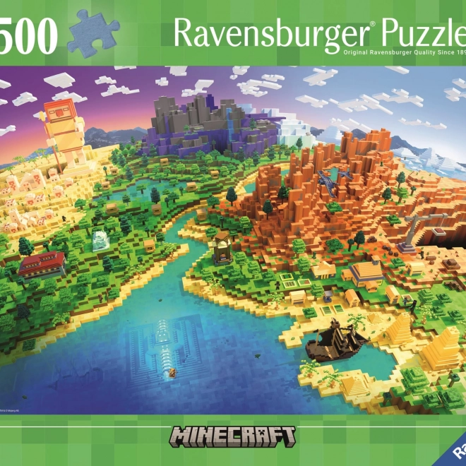 Minecraft Puzzle 500 kosov od Ravensburger