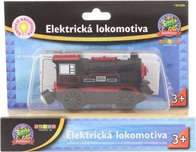 Električna lokomotiva za otroke – črna