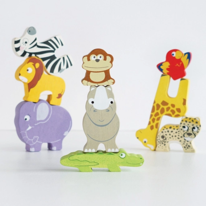 Le Toy Van Petilou Zložljivi stolp Afrika 9 kos