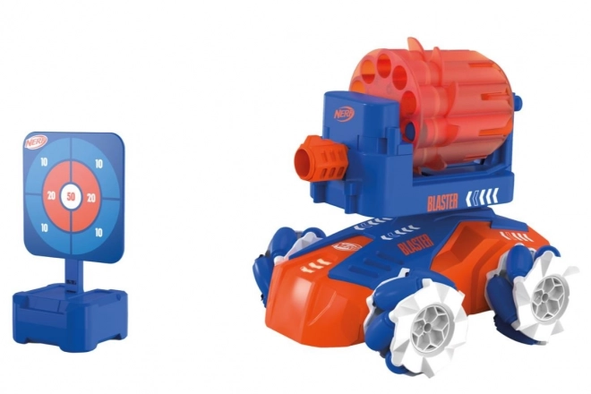 Nerf Blaster Avto z Blasterjem in Tarčo