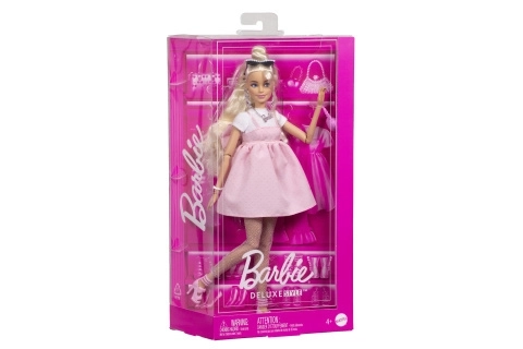 Barbie Deluxe Manekenka obleka s pentljo