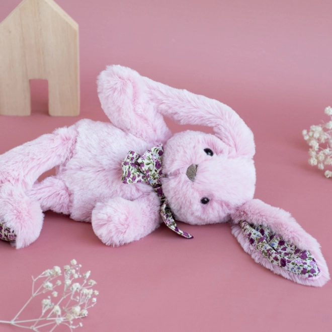 Doudou Histoire d´Ours Plišasta igrača roza zajček 25 cm