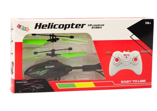 Daljinsko vodeni RC helikopter z giroskopom – zelena